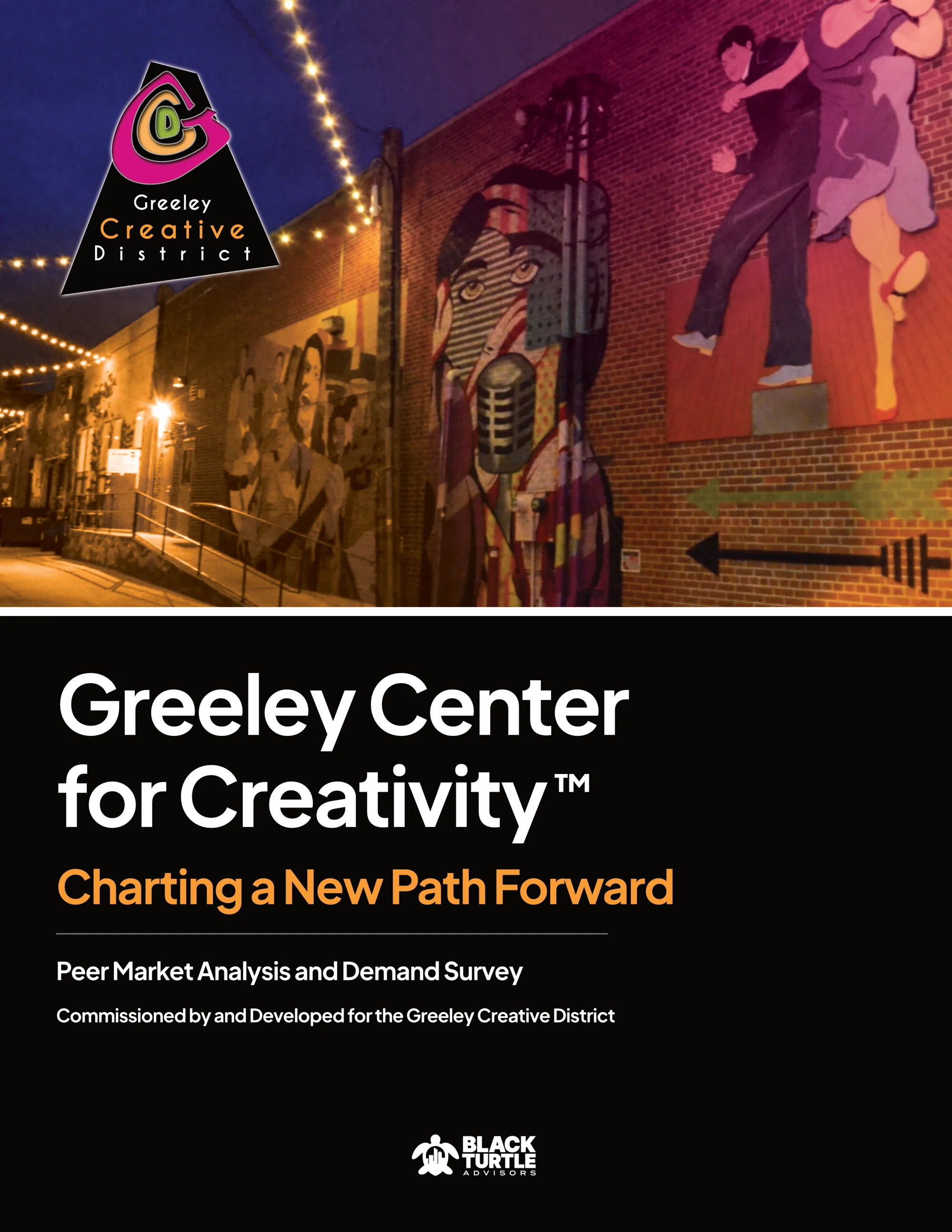 Cover of the Greeley Center for Creativity market analysis report